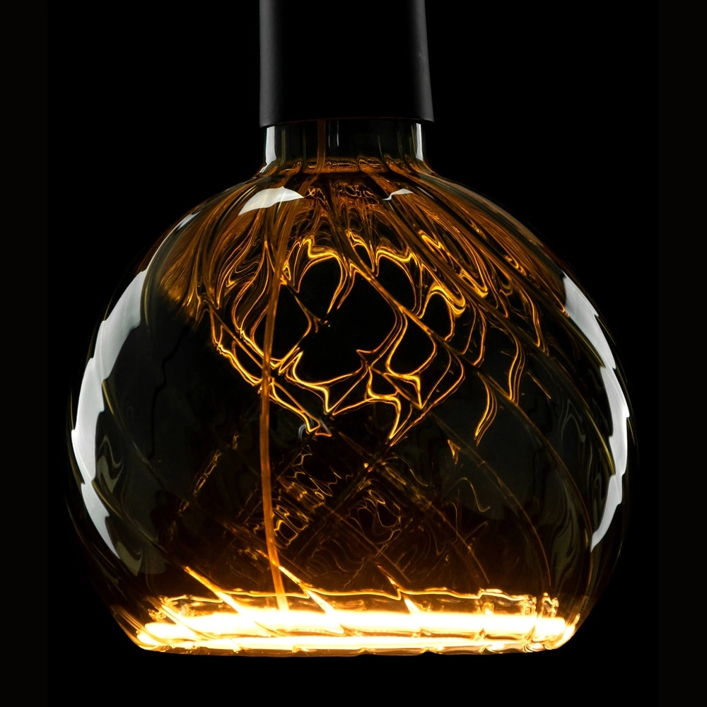 Source lumineuse de conception Floating torsion de fumée - 6W - E27 - 230 lm - 1900K - Ø 15 cm