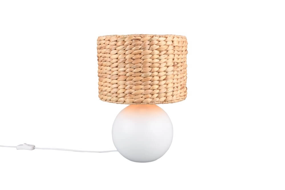 Lampe de table Vina Ø 28cm - avec capuche en corde Trio 4017807614695