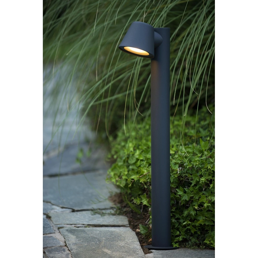 Lampe de jardin Dingo-Led Anthracite IP44 Lucide 5411212144102
