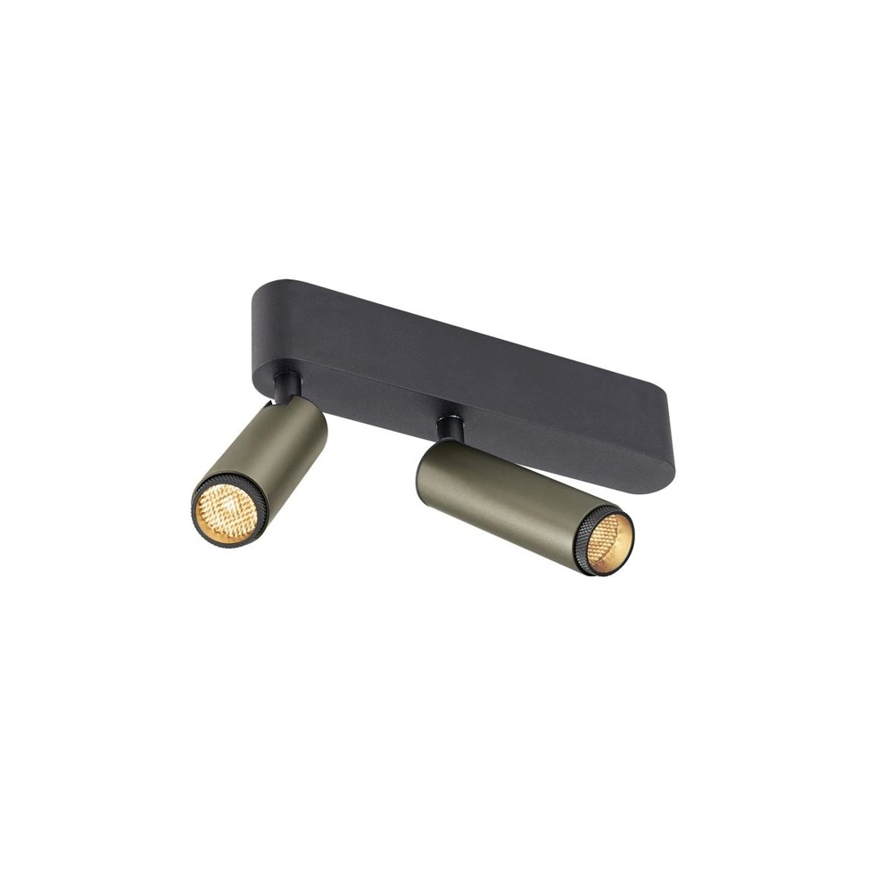 Spot monté en surface Grip! S Bronze 2 lumières 2700K