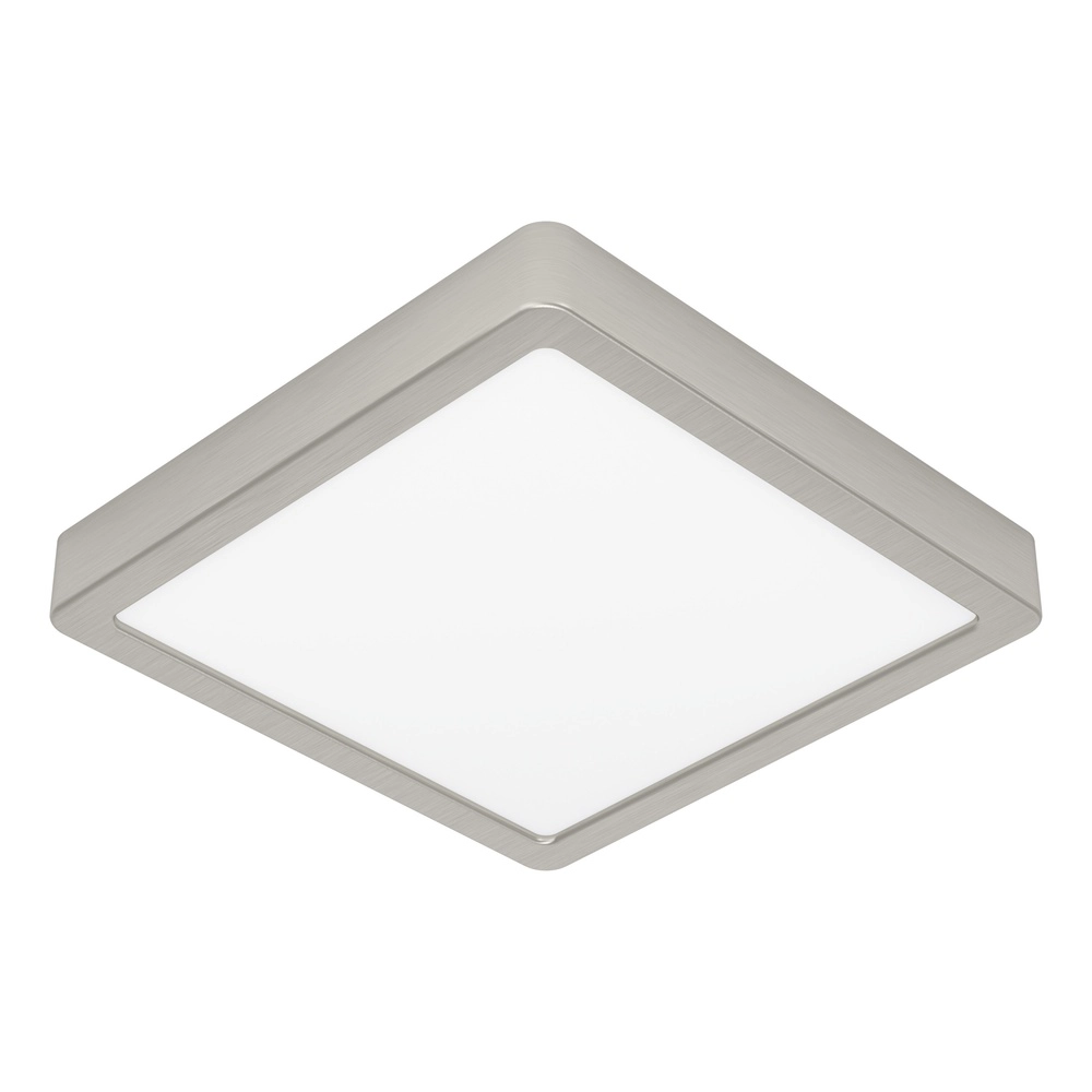 Lumière de plafond IP44 Fueva 6-Z Carré - Acier inoxydable - 22x22cm