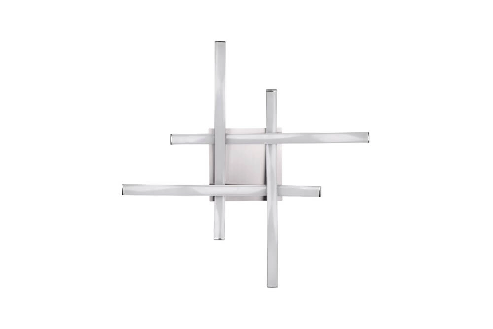 Plafonnier LED Route Acier inoxydable 4000K Trio 4017807521771