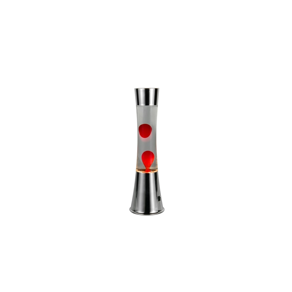 Lampe à lave Etna argent avec rouge Trio 4017807668445