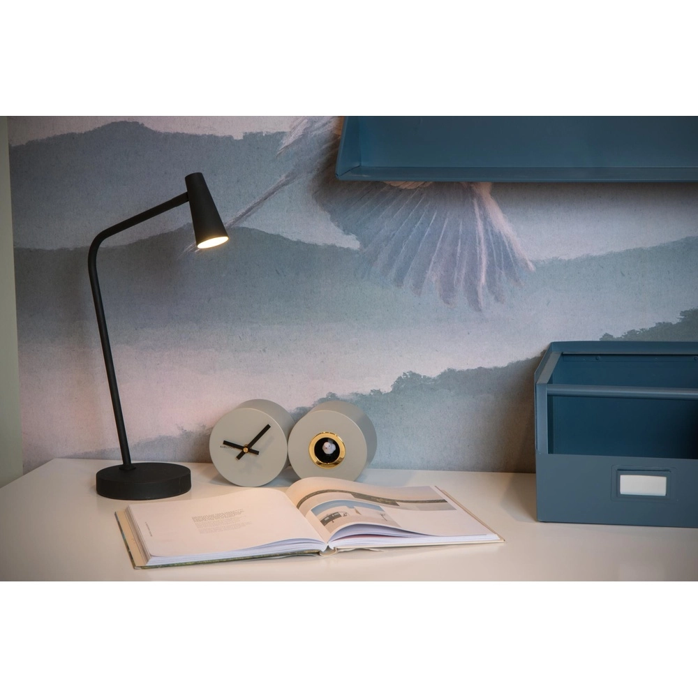 Lampe de table rechargeable Stirling Noir Lucide 5411212361240