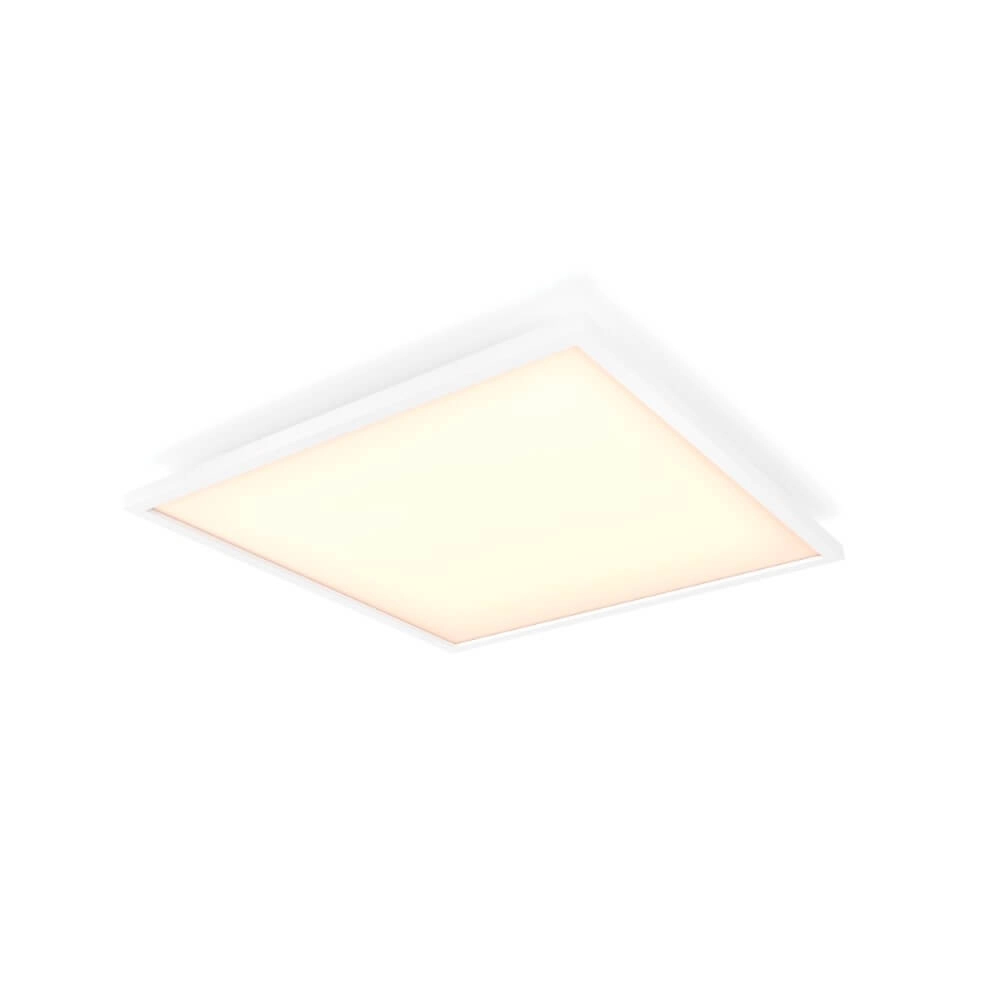 Plafonnier carré Hue Aurelle - White Ambiance 60 cm Blanc Philips 8719514382640