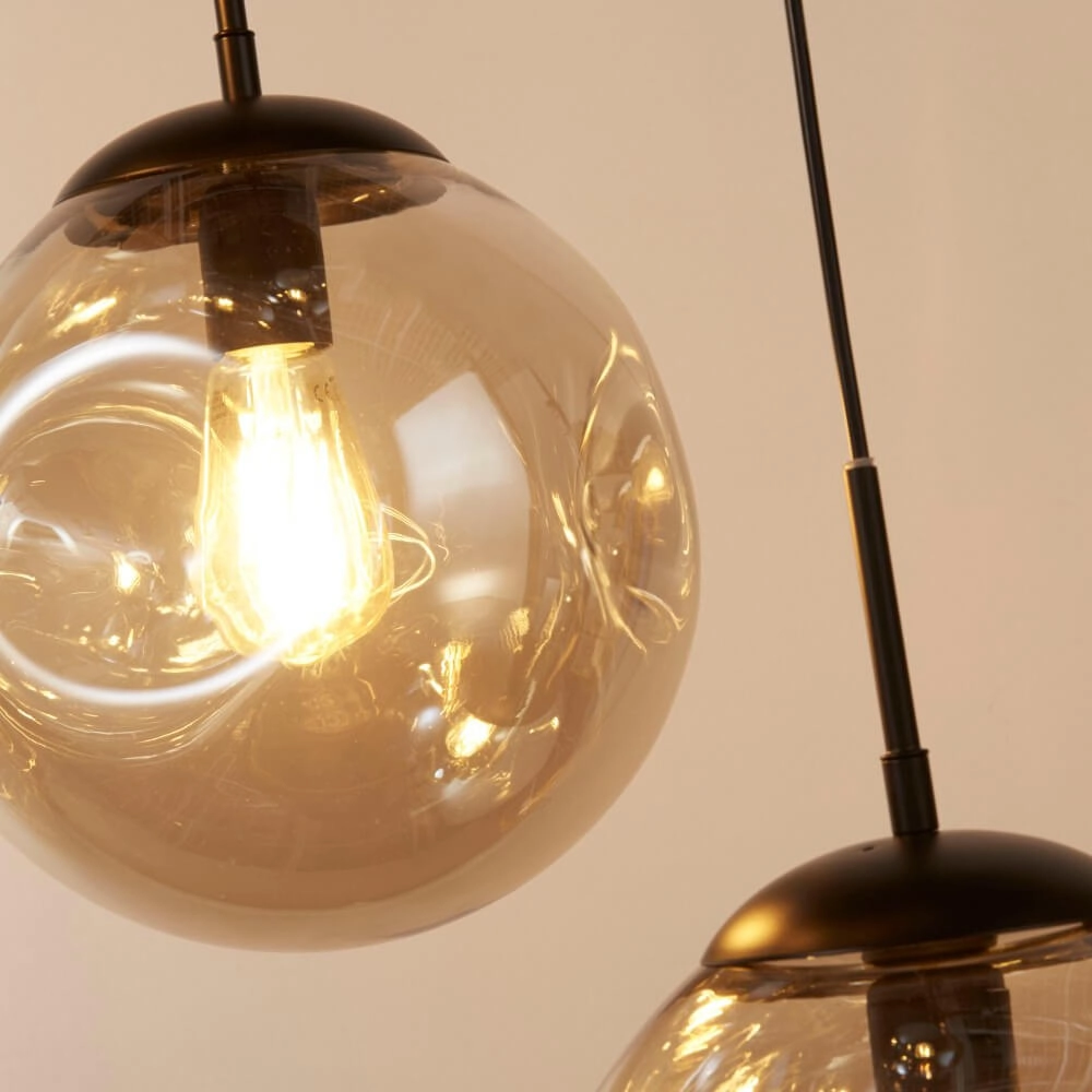 Lampe suspendue design Punch 5 lumières Searchlight 5053423241401