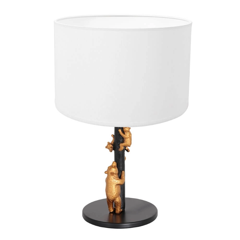 Lampe de table design Animaux avec capuche blanche