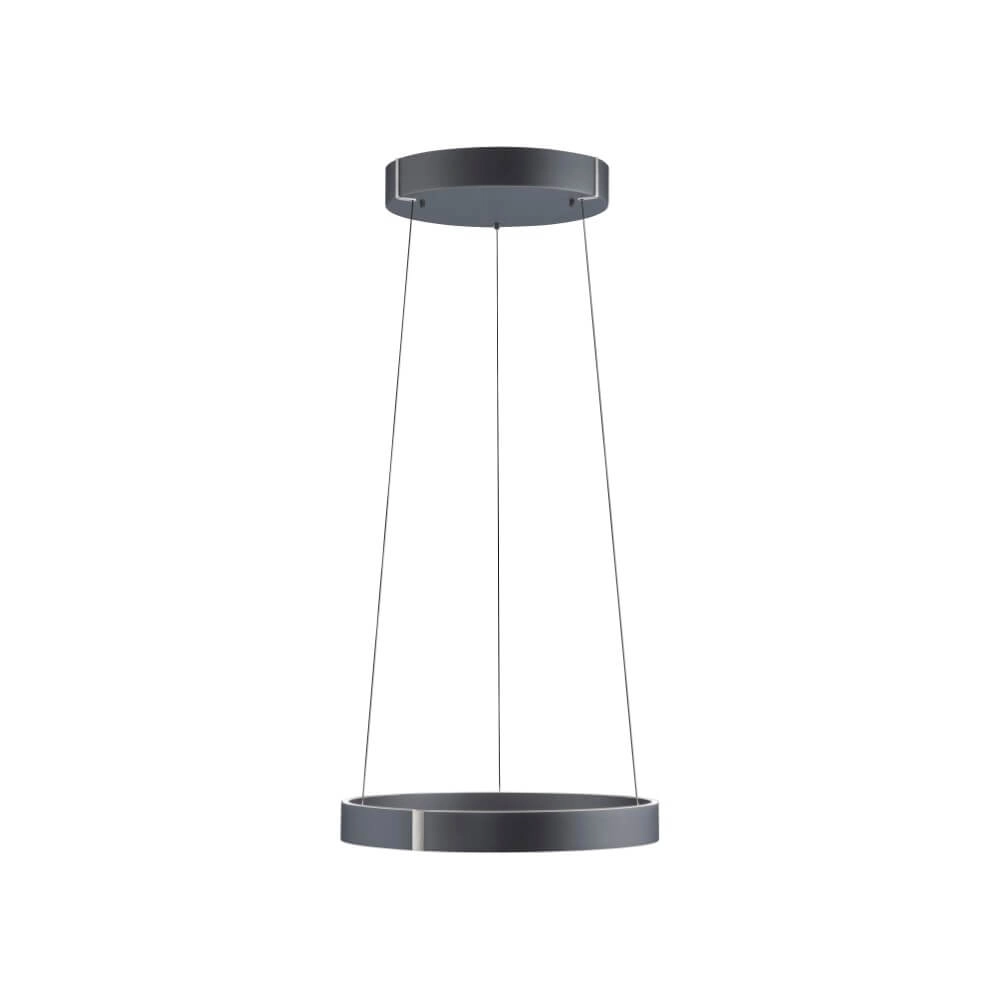 Lampe suspendue ronde Pure E-Clipse gris Ø 50cm Lampe suspendue ronde Pure E-Clipse gris Ø 50cm