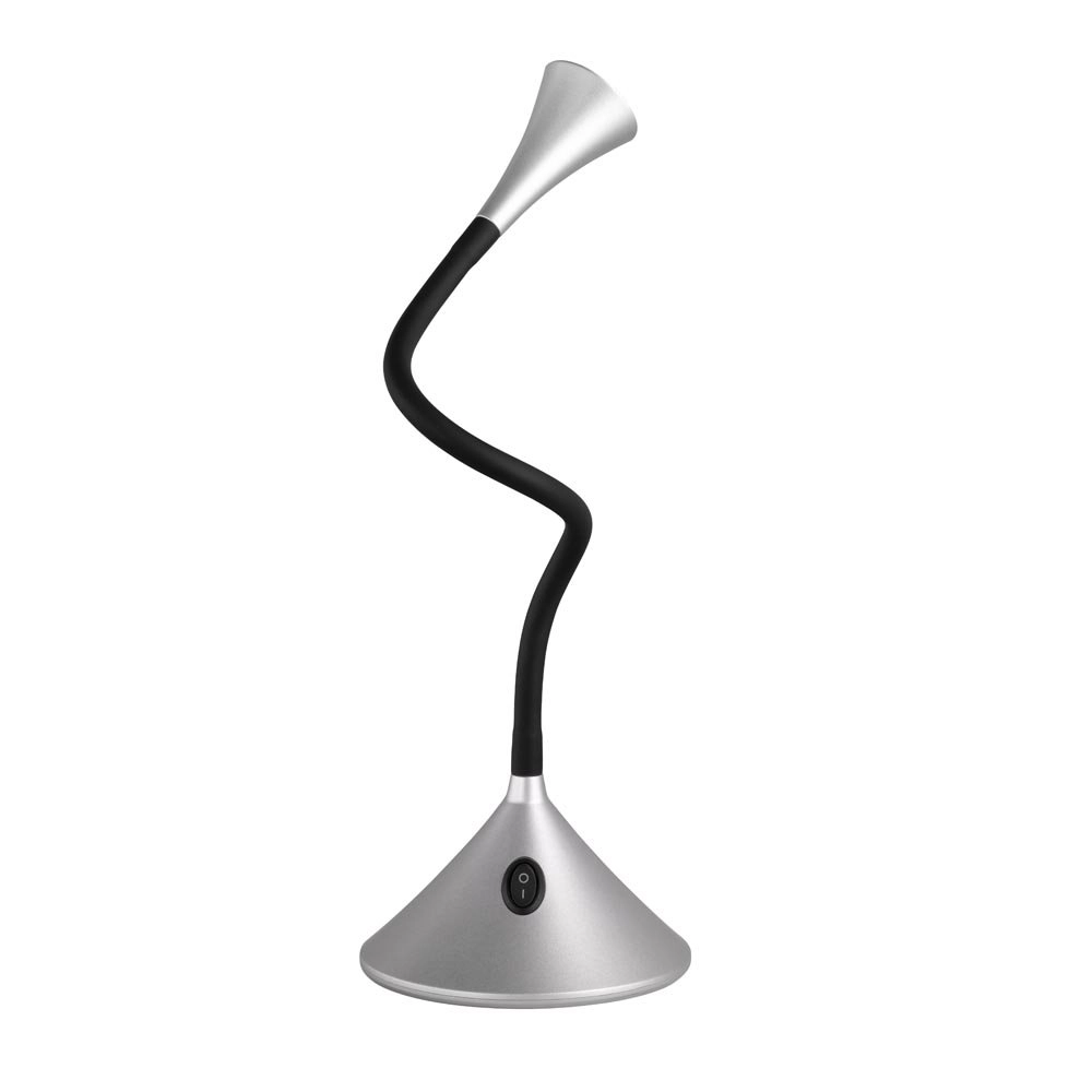 Lampe de table LED Viper Gris argent