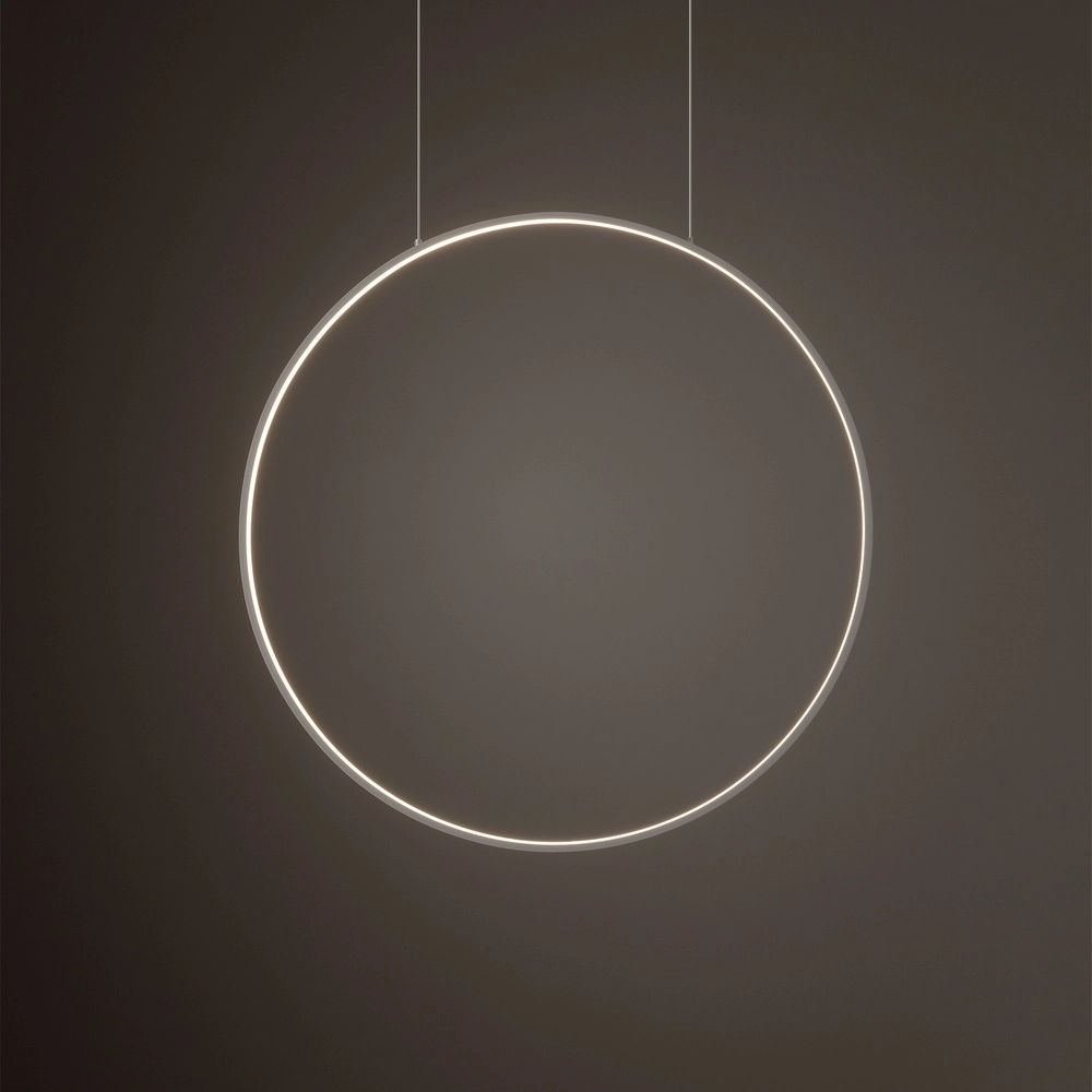 Lampe pendante de conception Circolo Led blanc Ø 60 cm vertical Lyora 5903139116053