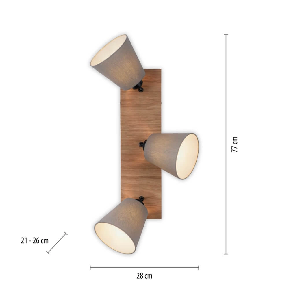 Plafonnier Green Michel 3 lumières Just Light 4043689995041