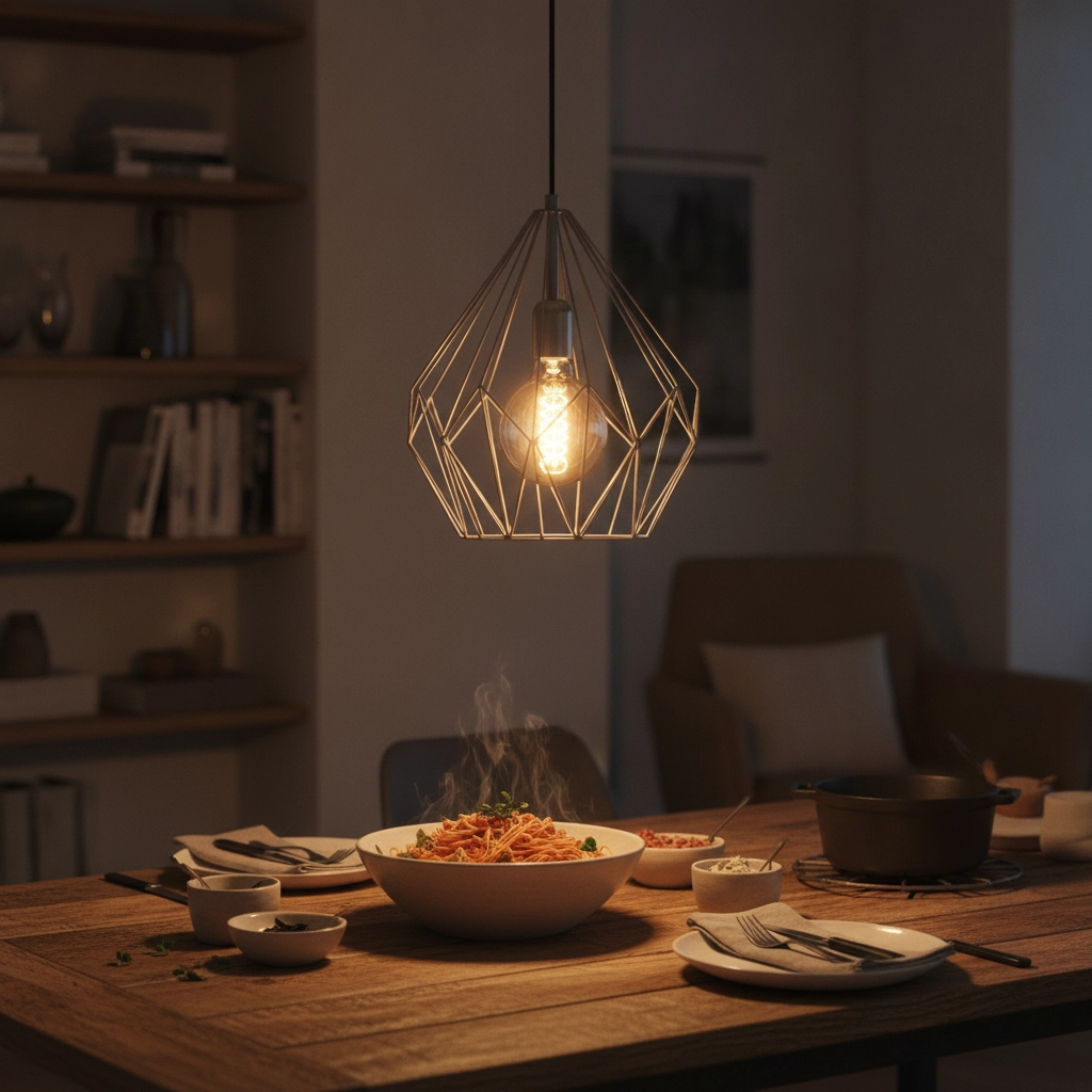Lampe suspendue grise Carlton Ø 31cm - E27