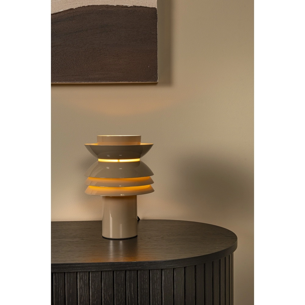 Lampe de table Yindra taupe Lucide Vibes 5411212650160