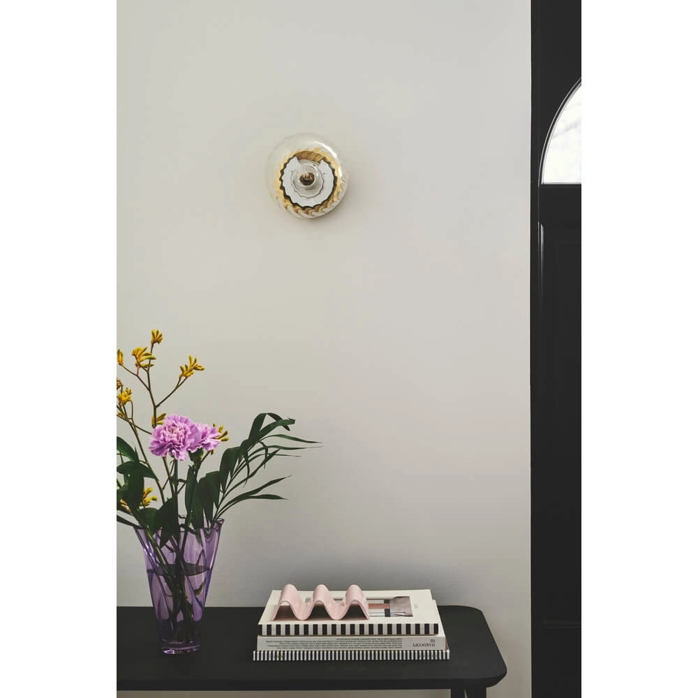 Applique murale en verre Chisell laiton Nordlux 5704924015663