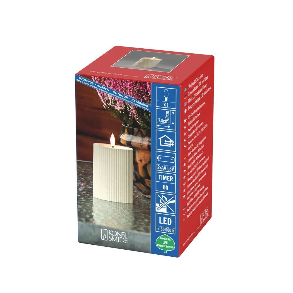 Lampe à bougie Cand Batterie 10cm
