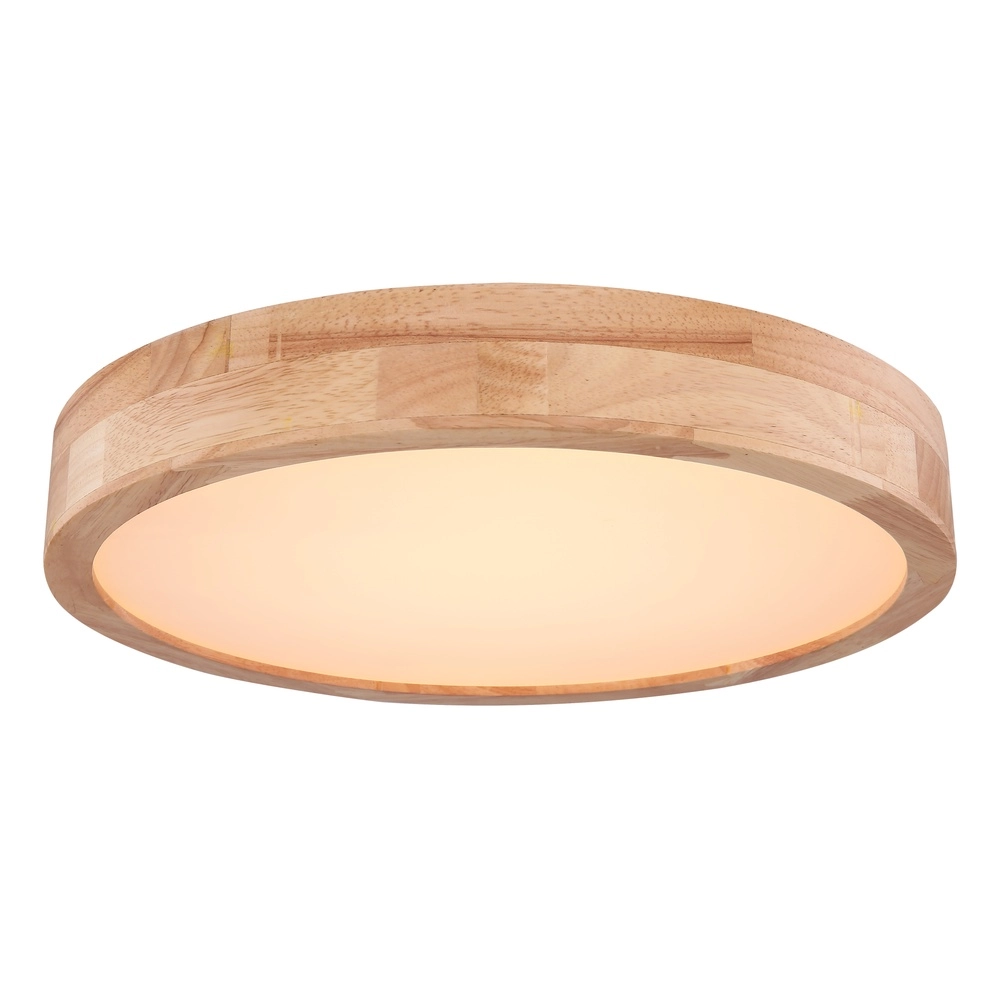 Éclairage de plafond en bois Rainer Scandinave Ø 40 cm Globo 9007371395279