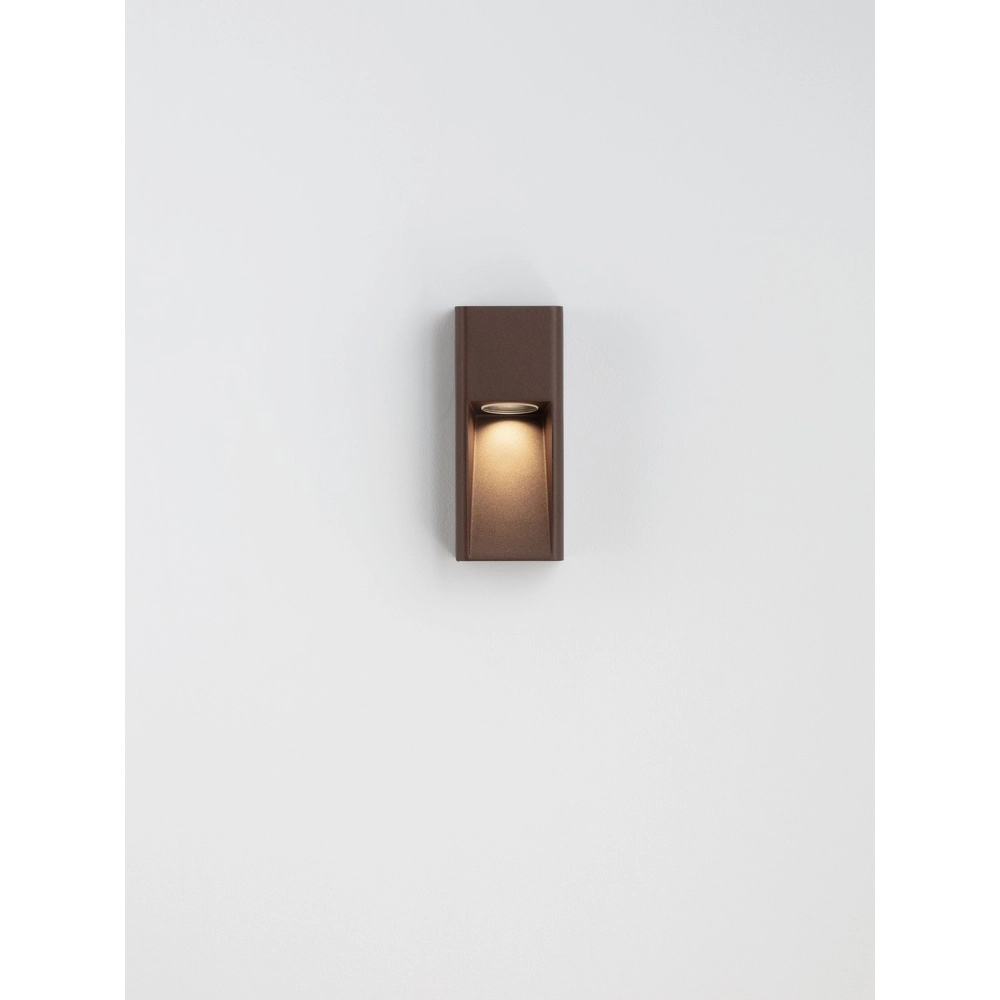 Lampe murale élégante Mazu Brun rouille Lyora 5212063504363