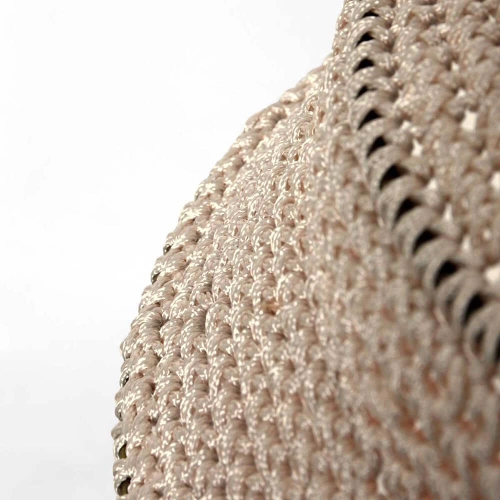 Lampe suspendue Ø 60cm Marrakesch de corde marron Steinhauer 8712746161496