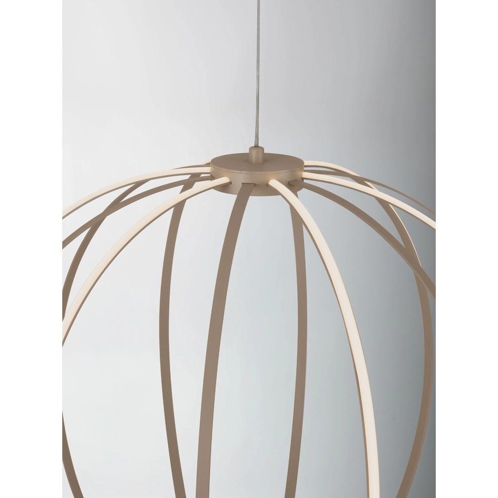 Lampe suspendue Brea beige Ø 50cm Lyora 5212017494375