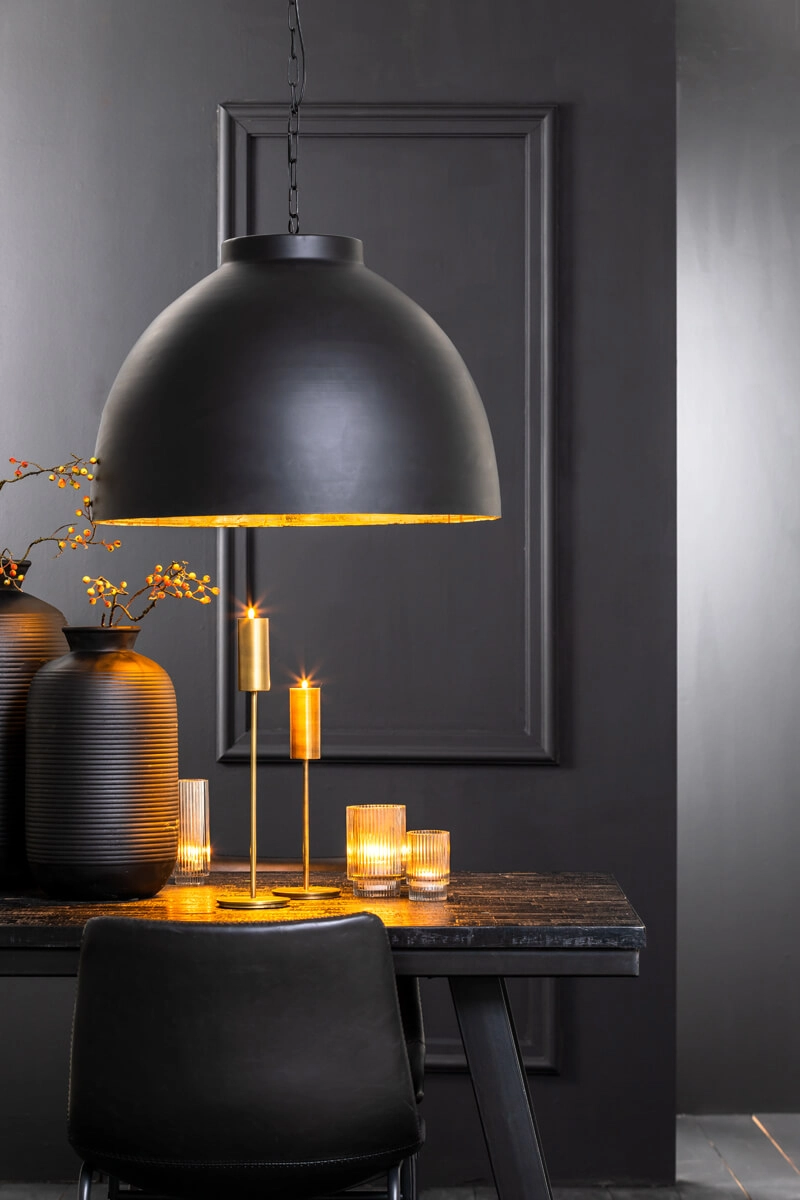Lampe suspendue Country Kylie noir Ø 60cm Lampe suspendue Country Kylie noir Ø 60cm
