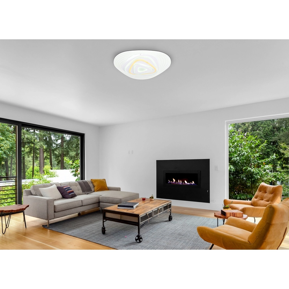 Lampe de plafond moderne Jocelyn Blanc Globo 9007371401697