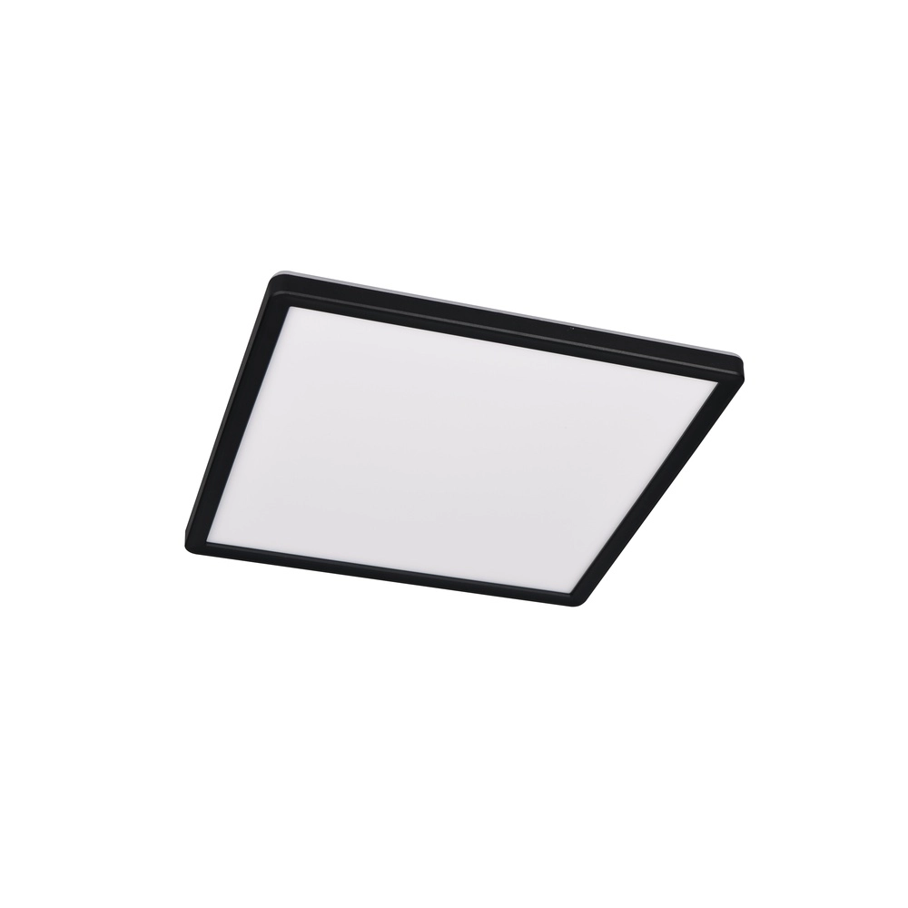 Lumière carrée au plafond Emra noir 29cm Trio 4017807704181