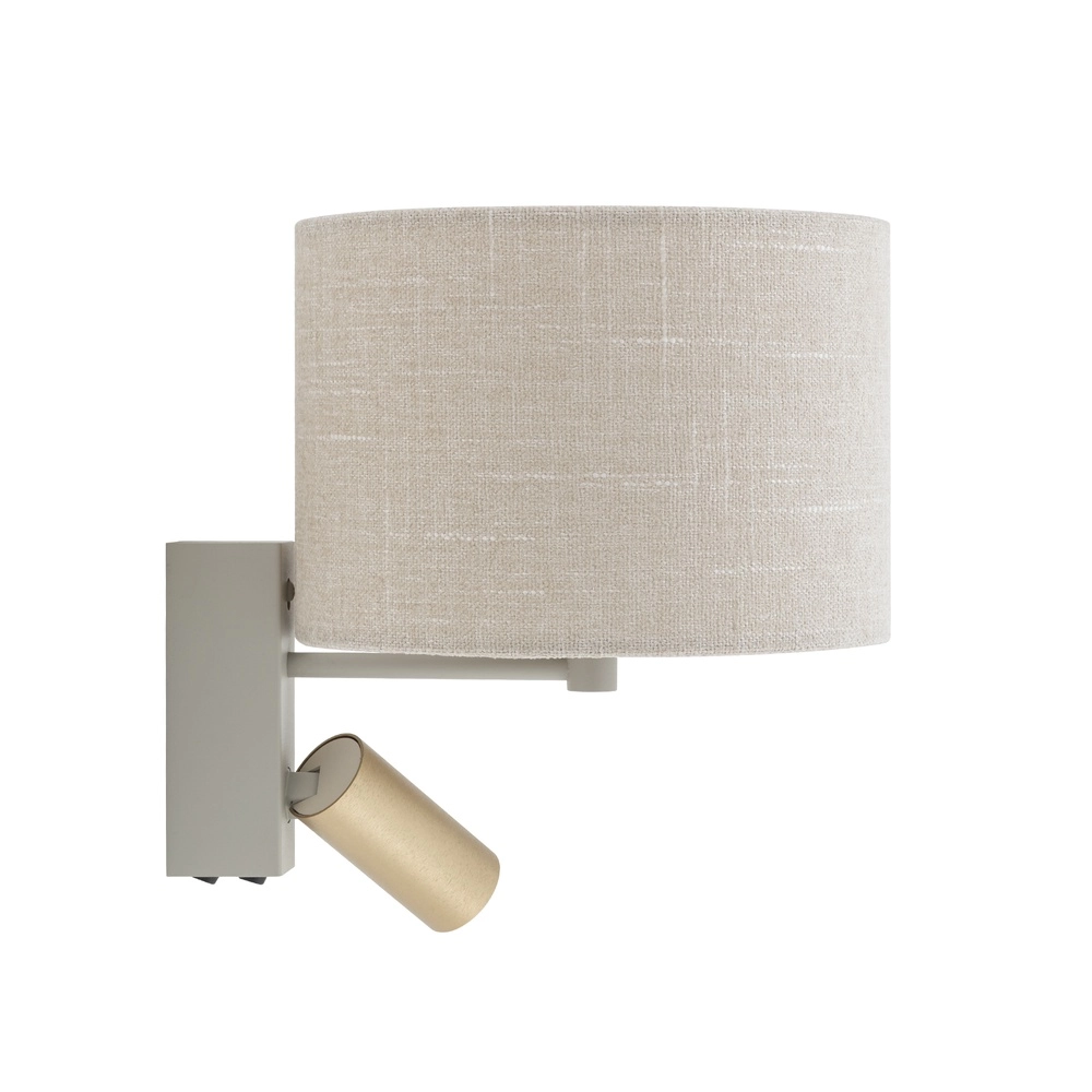 Lampe murale crème Santana avec abat-jour de lampe Lyora 5903139116541