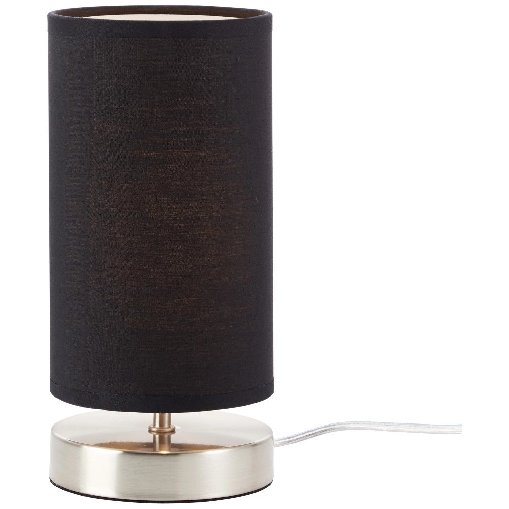 Lampe de chevet noire Clarie Brilliant 4004353175206