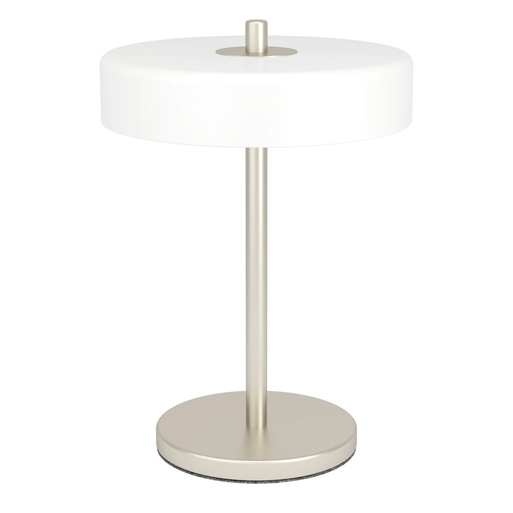 Lampe de table de conception Salve nickel