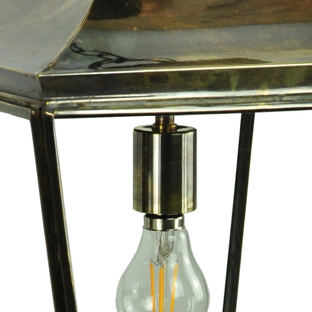 Lampe suspendue rurale Knightbridge 48cm - cuivre antique (ant) Limehouse
