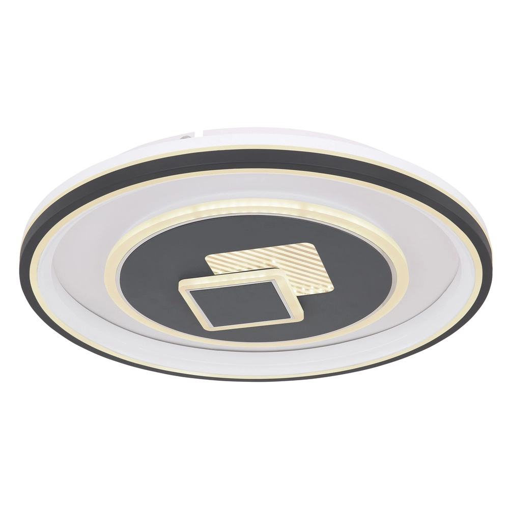 Lampe de plafond Sundi blanc avec noir