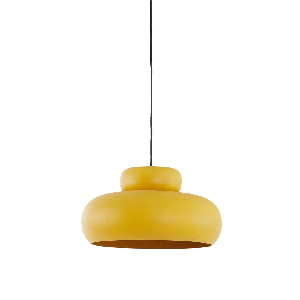 Lampe suspendue Neiva Ø 39cm - jaune ocre - 1x E27