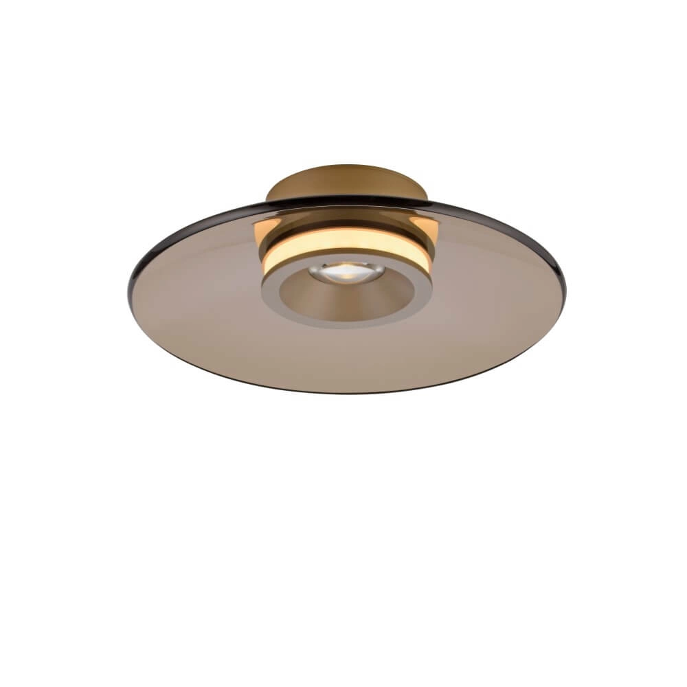 Plafonnier design Pure Moon bronze Ø 32cm Paul Neuhaus 4012248382738