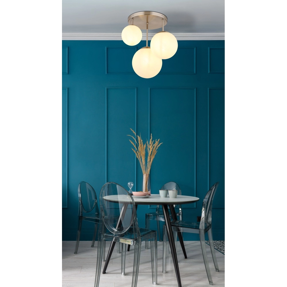 Lampe de plafond Kop nickel Globo 9007371519996