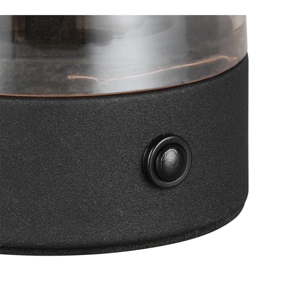 Lampe de table Dooley rechargeable avec verre ambré Trio 4017807643213