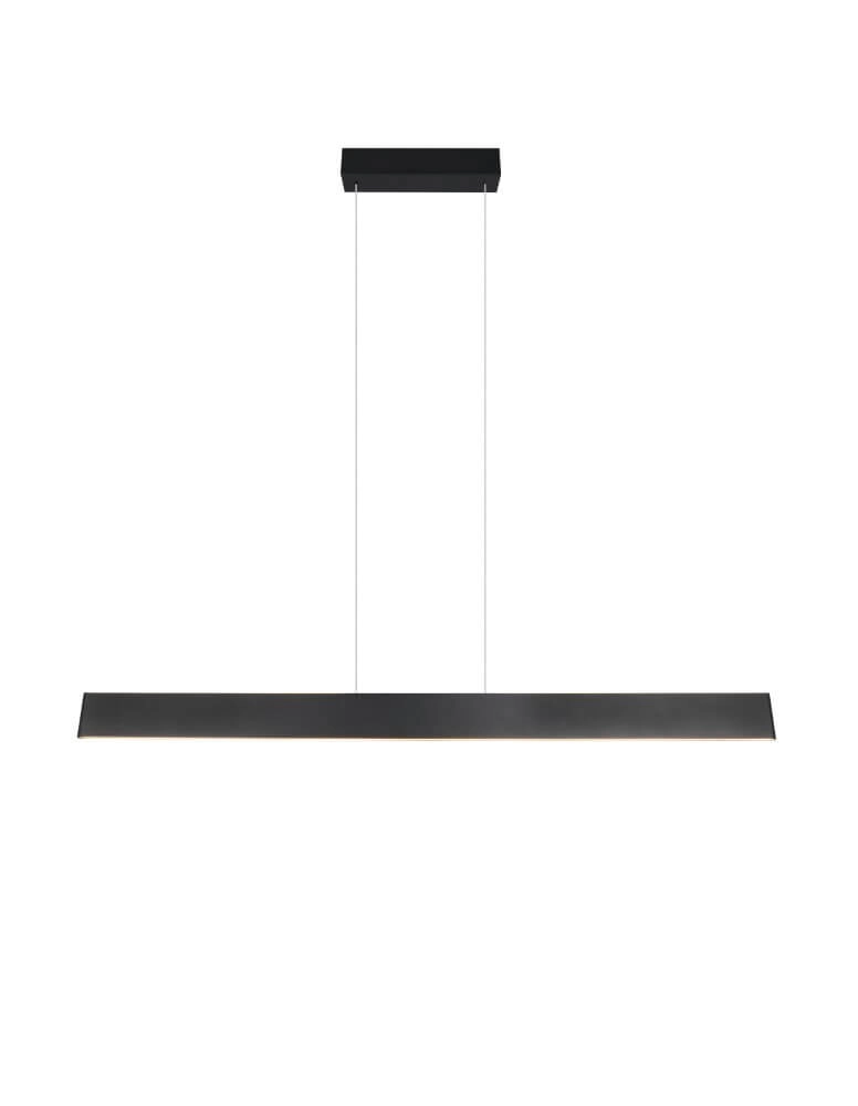Lampe suspendue de bureau LED Galway 150 cm - noir Trio 4017807616668