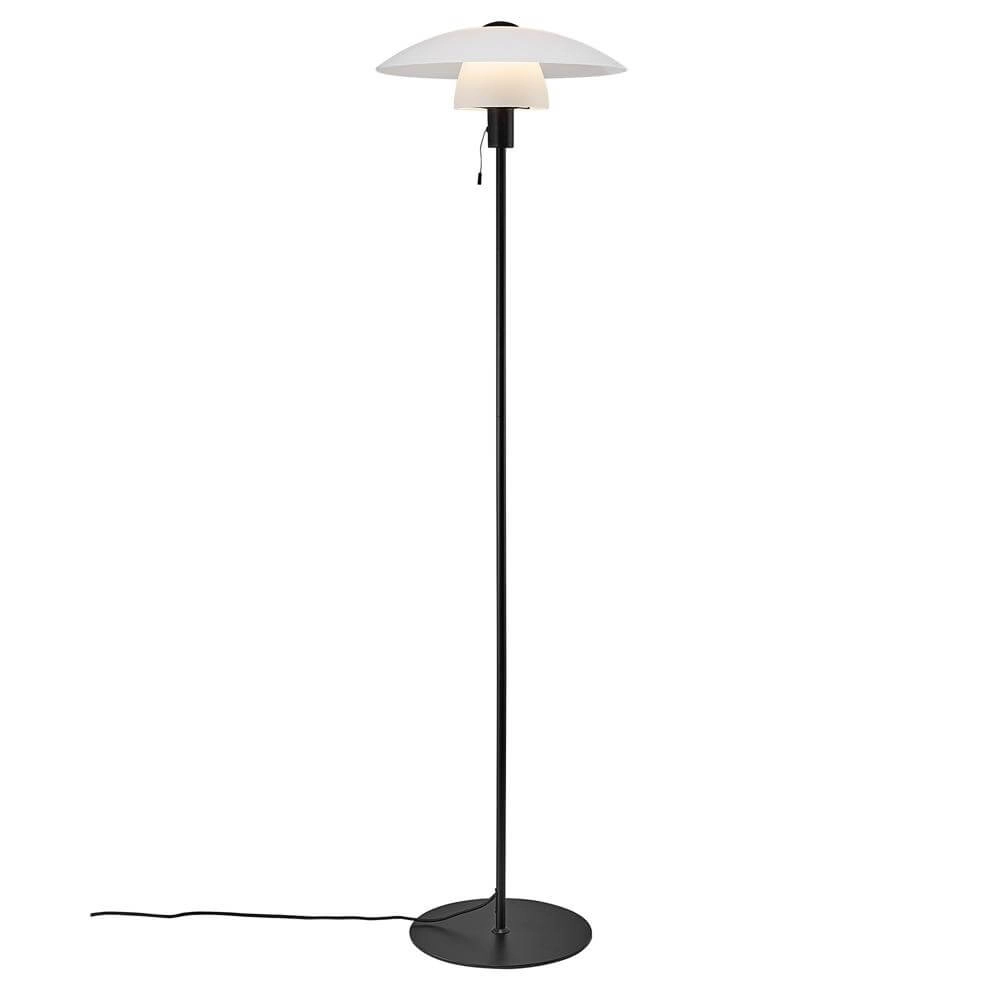 Lampadaire moderne Verona noir et blanc Lampadaire moderne Verona noir et blanc