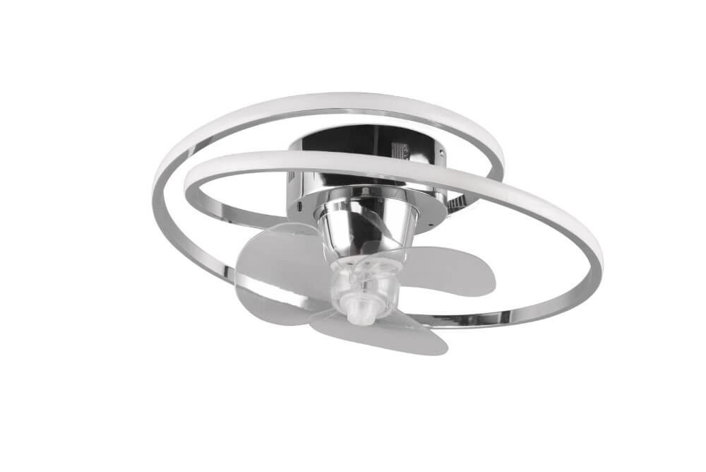 Ventilateur chromé Umea Trio 4017807571271