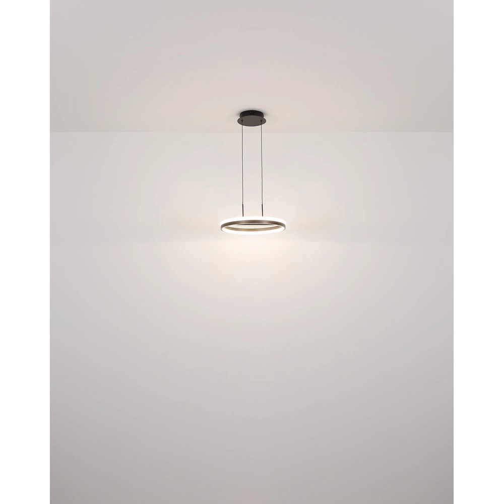 Lampe pendante de conception Della 3 lumières noires Globo 9007371462742
