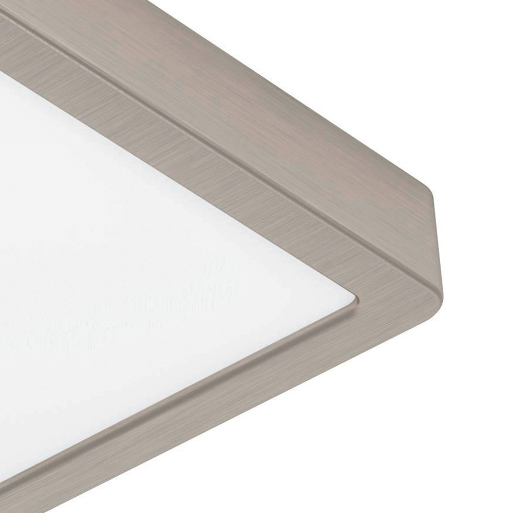 Plafonnier en acier inoxydable Fueva 5 21 par 21 cm Eglo 9008606244935