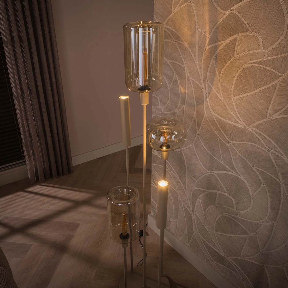 Lampadaire de conception Serene brun sable Lyora 8716803514768