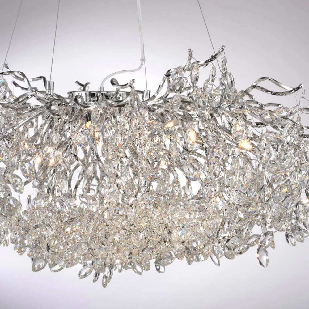 Lustre Ricicle 120 cm chromé Paul Neuhaus 4012248382080