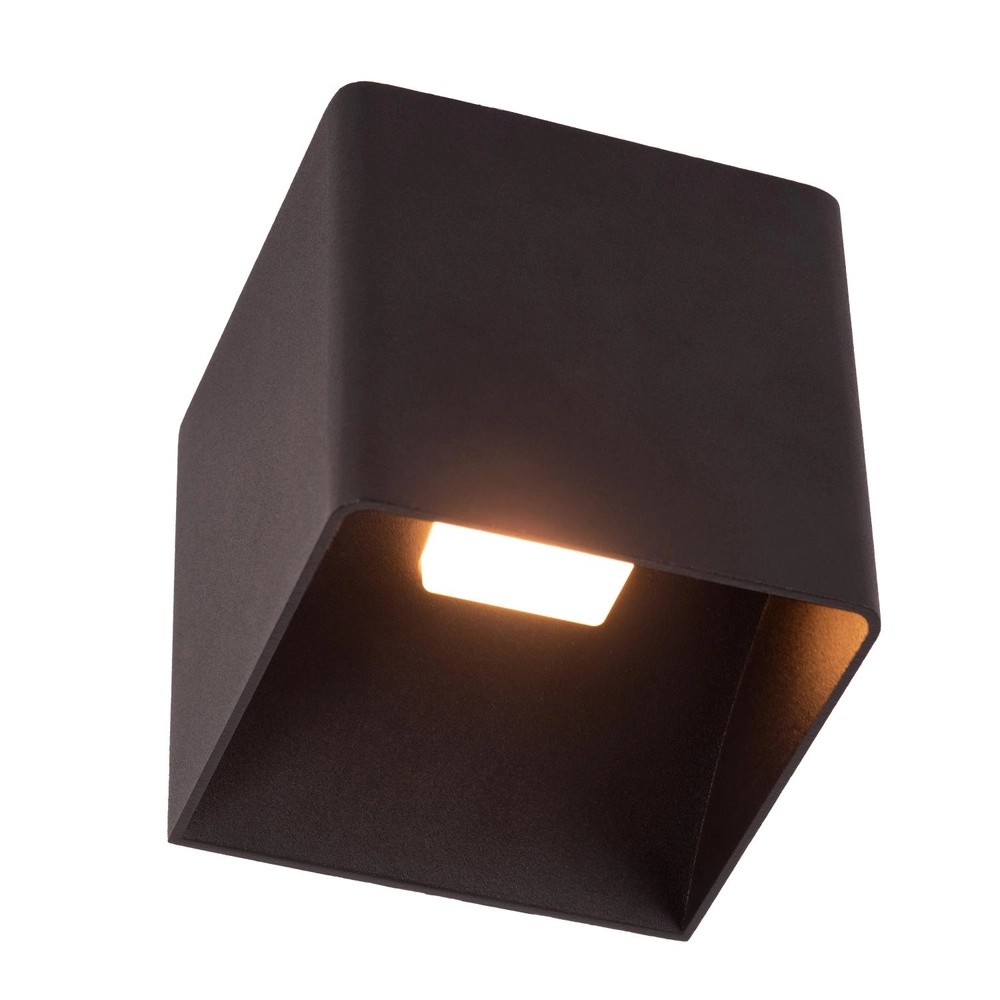 Lampe murale rechargeable Vertigo Noir magnétique Lucide 5411212272386