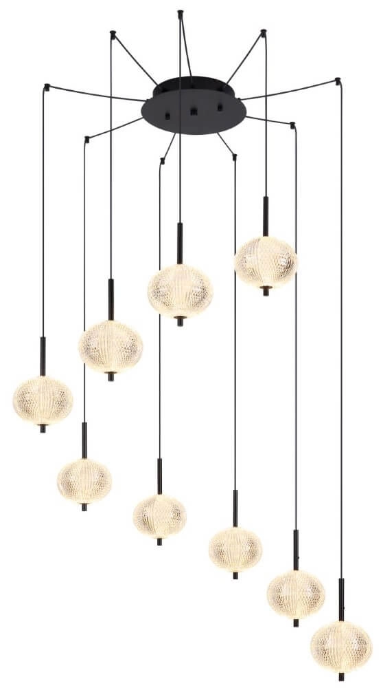 Lampe suspendue unique Ceps 9 lumières Globo 9007371458530