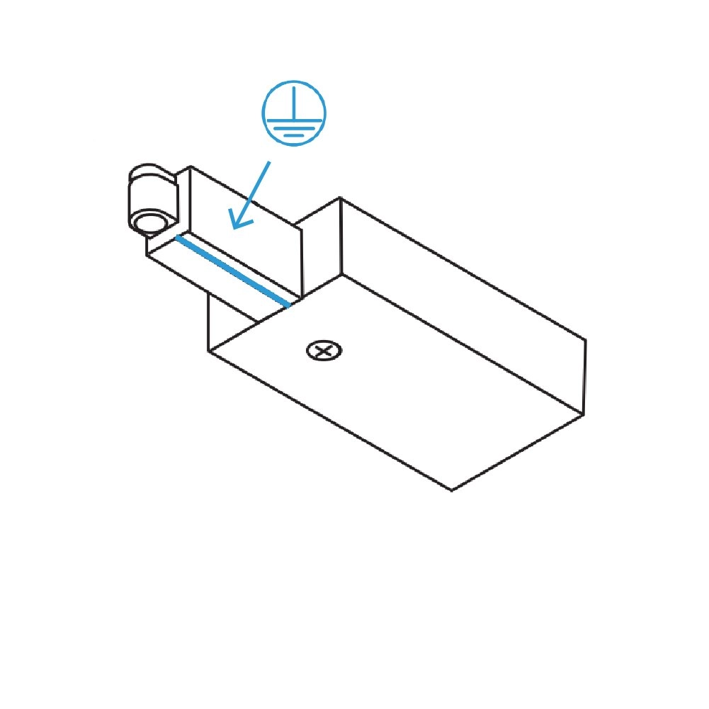 3 phases Supply 1 terre laissée grise SLV 4024163122511