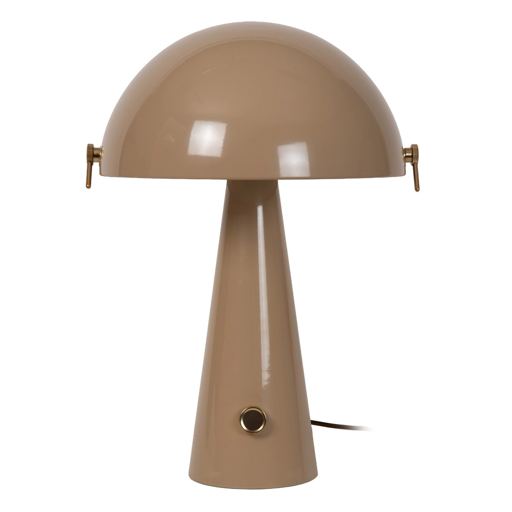 Lampe de table Barone taupe Ø 38cm Lucide Vibes 5411212650115