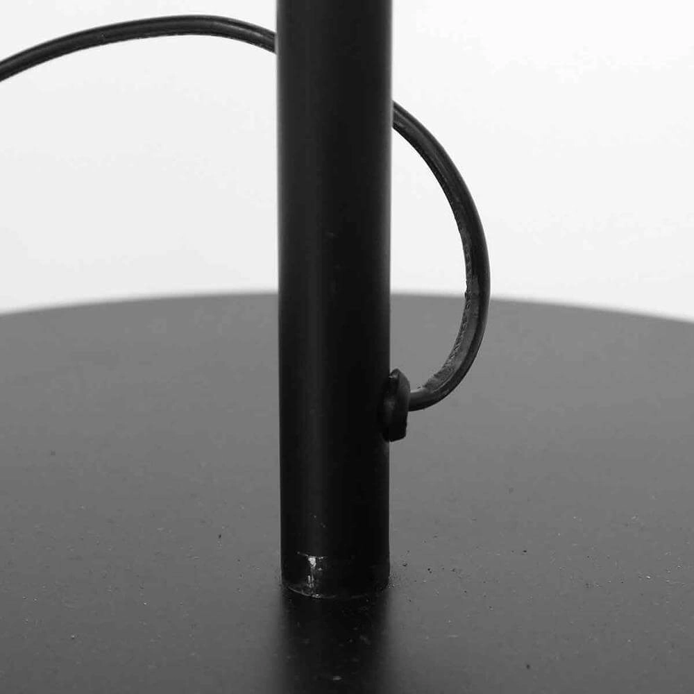 Lampadaire Bloeba Noir avec capuche grise Steinhauer 8712746176957