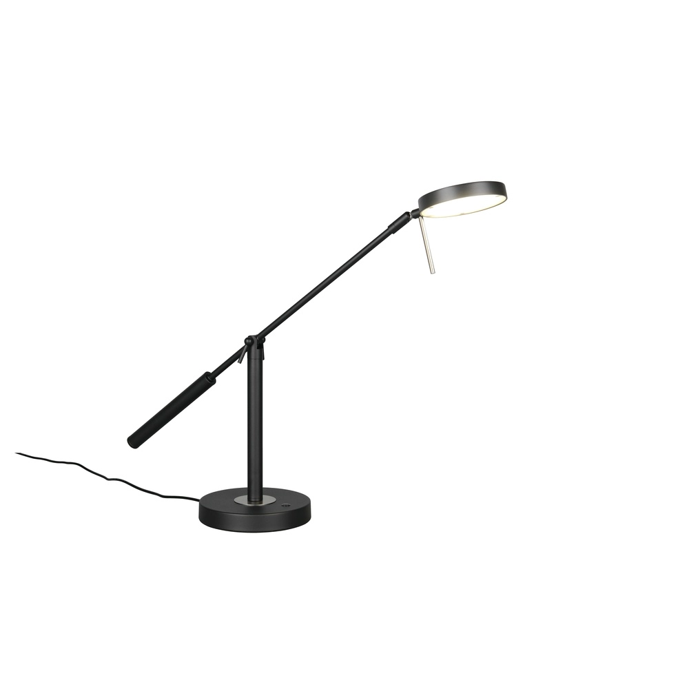 Lampe de bureau Monza Noir Trio 4017807693256