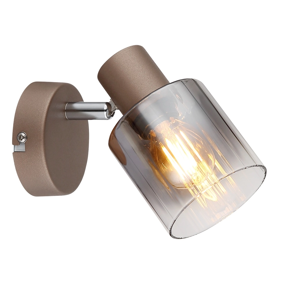 Lampe murale Walton Café brun