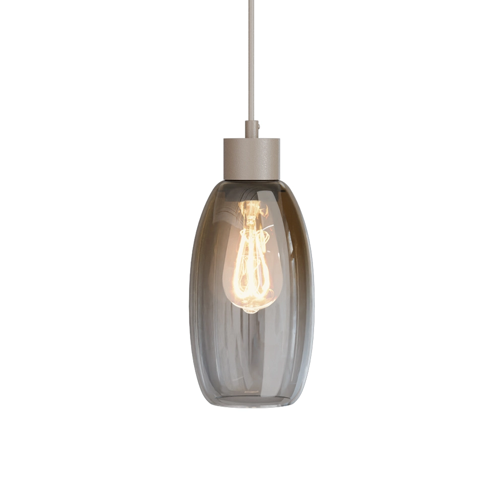 Lampe suspendue en verre Olive Ø 12,5 cm - sable Masterlight 8718121393742
